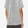 Zoeline Metallic Jersey T-shirt med logotyper Zoeline Metallic Jersey T-shirt med logotyper