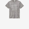 Zoeline Metallic Jersey T-shirt med logotyper Zoeline Metallic Jersey T-shirt med logotyper