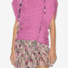 Zohra vävd jersey-top Zohra vävd jersey-top